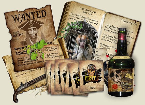 Pirate Murder Mystery game by Murder Mystery Games is all you really need to pull off a fun pirate party