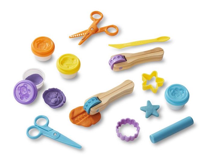 Preschool birthday party gifts under $15: wooden play dough tools from Melissa and Doug
