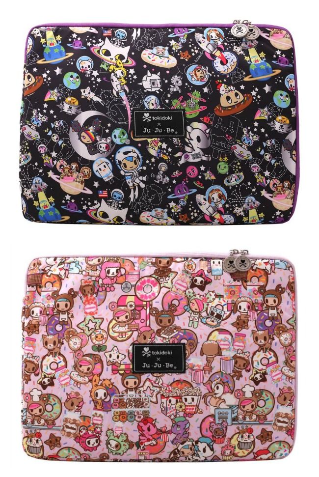 We're excited about the new anime laptop sleeves from Tokidoki and Ju-Ju-Be