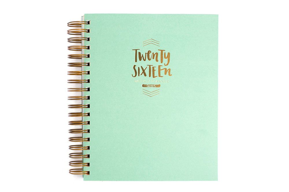 2016 planners: simple mint planner by One Canoe Two 
