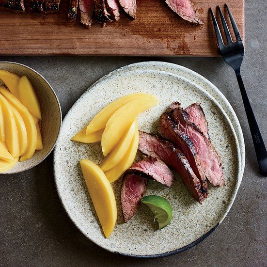 Cool Mom Eats weekly meal plan: Cuban-inspired Flank Steak by Melissa Clark at Food and Wine | Photo by John Kernick for Food and Wine