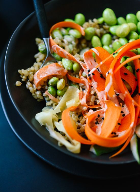 Cool Mom Eats weekly meal plan: Vegetarian Sushi Bowls at Cookie + Kate