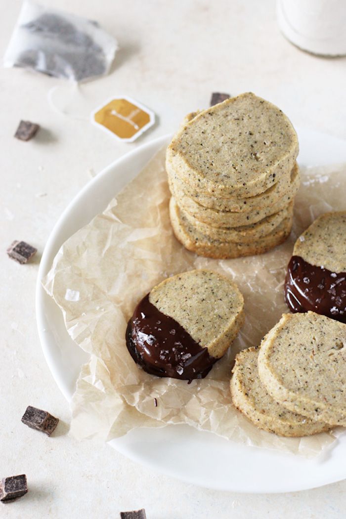 Homemade Mother's Day food gift ideas: Vanilla Chai Shortbread Cookies at Cook Nourish Bliss