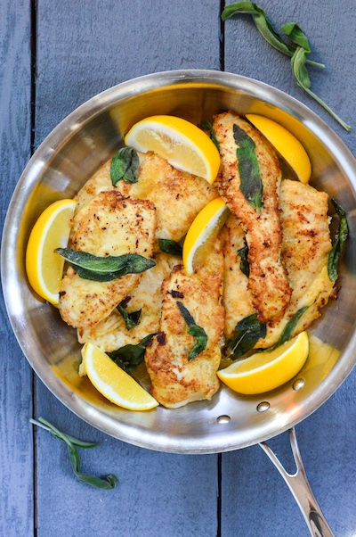 Learning how to pound chicken makes for quick and easy recipes like Lemon and Sage Chicken Cutlets | Lemon Press