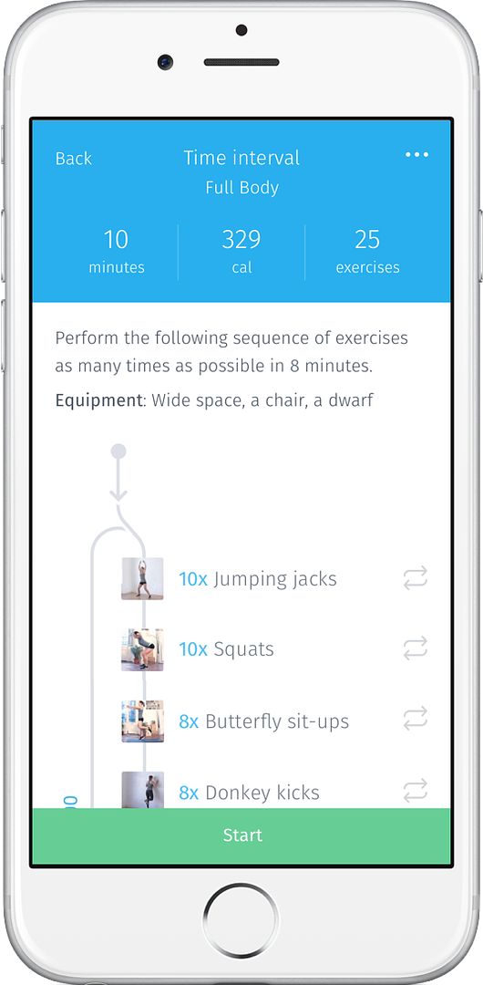 8fit fitness app: free workouts customized for your fitness goals