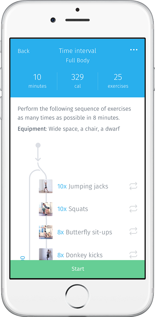 8fit fitness app: free workouts customized for your fitness goals