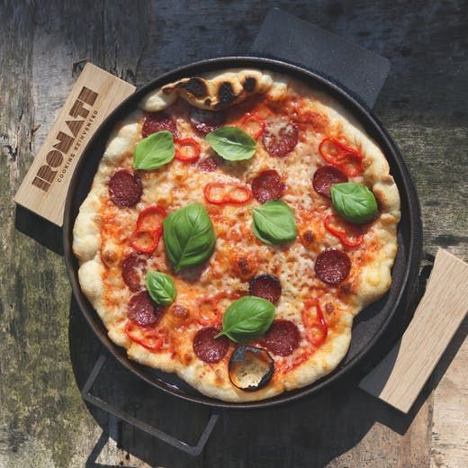 Gourmet Father's Day Gifts: Cool Mom Eats Father's Day gift guide | IRONATE Stove Top Pizza Cooker