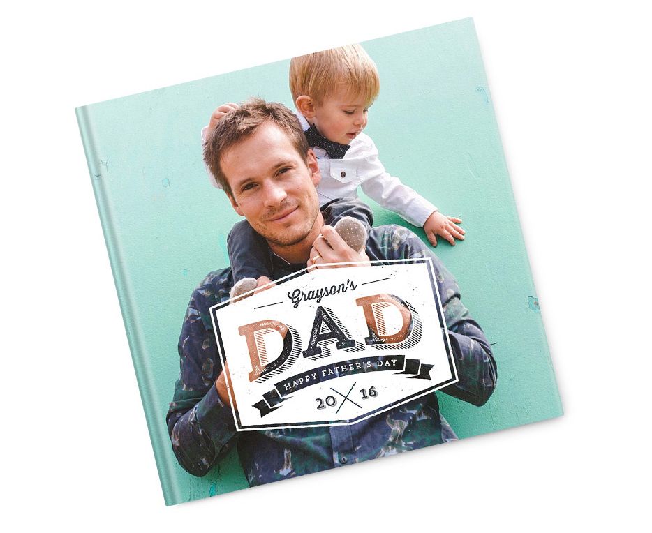 Personalized gifts for dad | Modern Dad Custom Photo Book