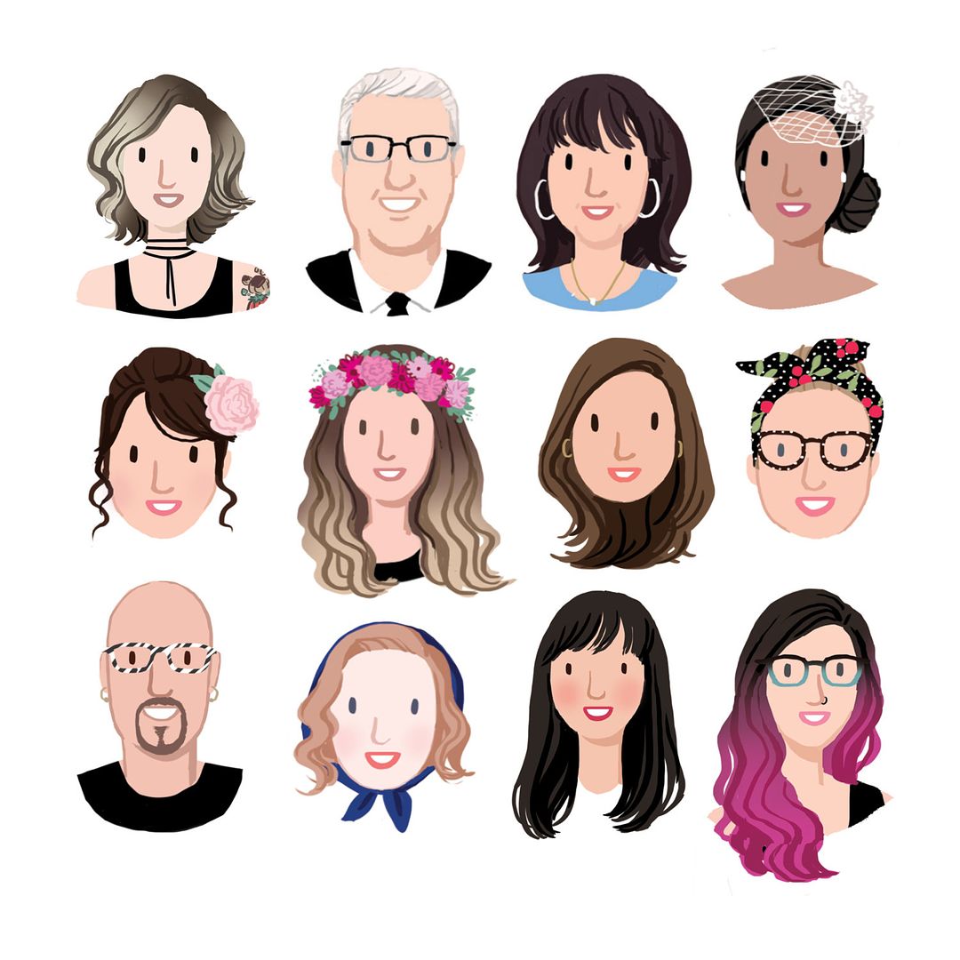 Cool father's day tech gifts for the social media dad: Custom avatar illustration from Kathryn Selbert