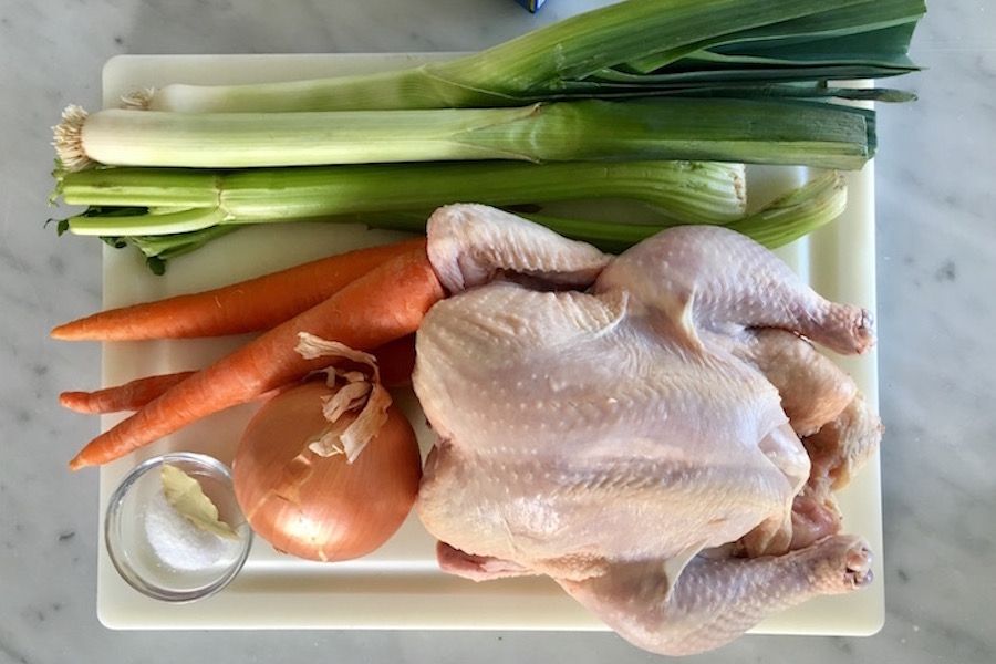 How to make homemade chicken soup: Keep it simple with a few fresh veggies and one chicken. | Cool Mom Eats
