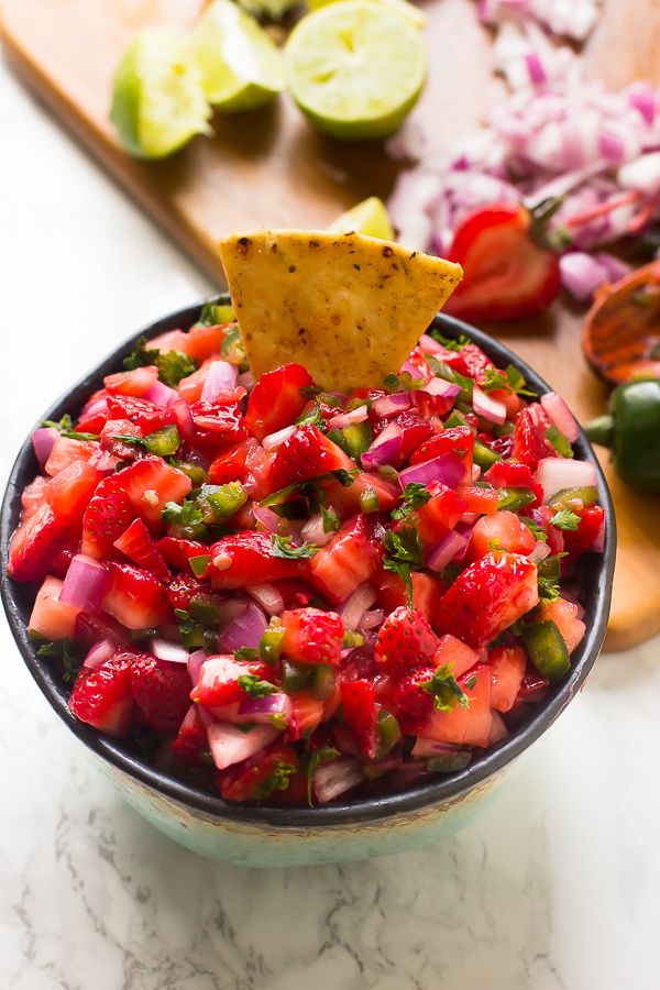Strawberry Jalapeno Salsa at Jessica in the Kitchen
