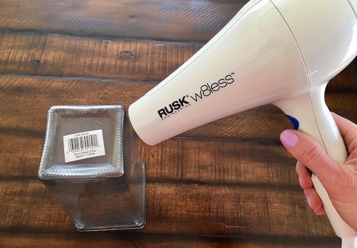 A hairdryer is one of our top 3 ways for how to remove sticker labels from dishes, glasses and more. Read how! | Cool Mom Eats