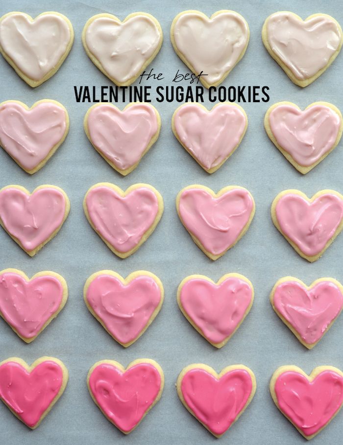 Valentine's Day classroom treats: Ombre sugar cookies at Alice and Lois