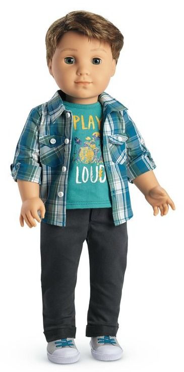 The new boy doll from American Girl, Logan Everett.