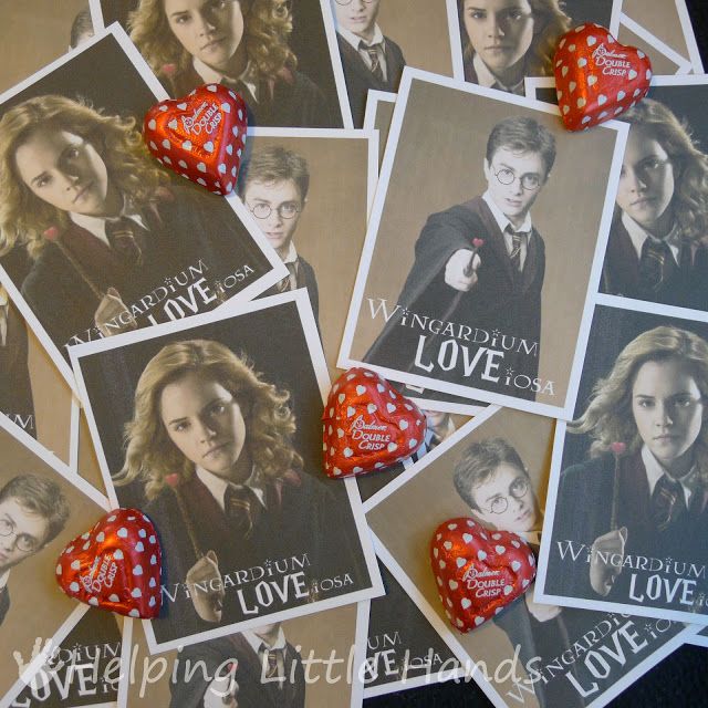 Valentine's Day cards for boys: Harry Potter Valentines from Pieces by Polly