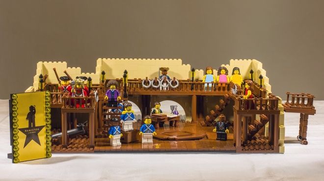The Hamilton Musical LEGO set 