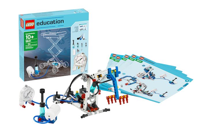Cool LEGO add-on sets: LEGO education's pneumatics set for motorized machines.