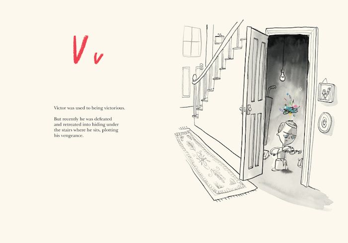 Modern ABC books for kids: Once Upon an Alphabet by Oliver Jeffers