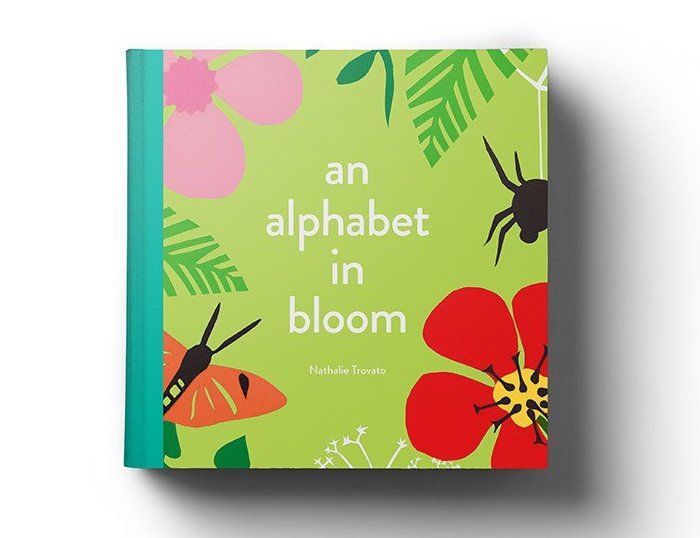 Modern ABC books for kids: An Alphabet in Bloom by Nathalie Trovato