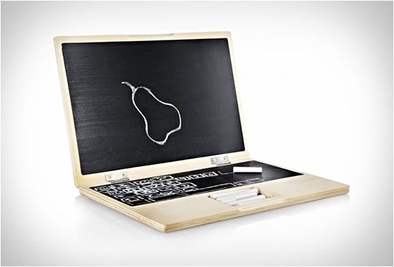 Cool museum store toys: iWood My First Laptop from Design Museum