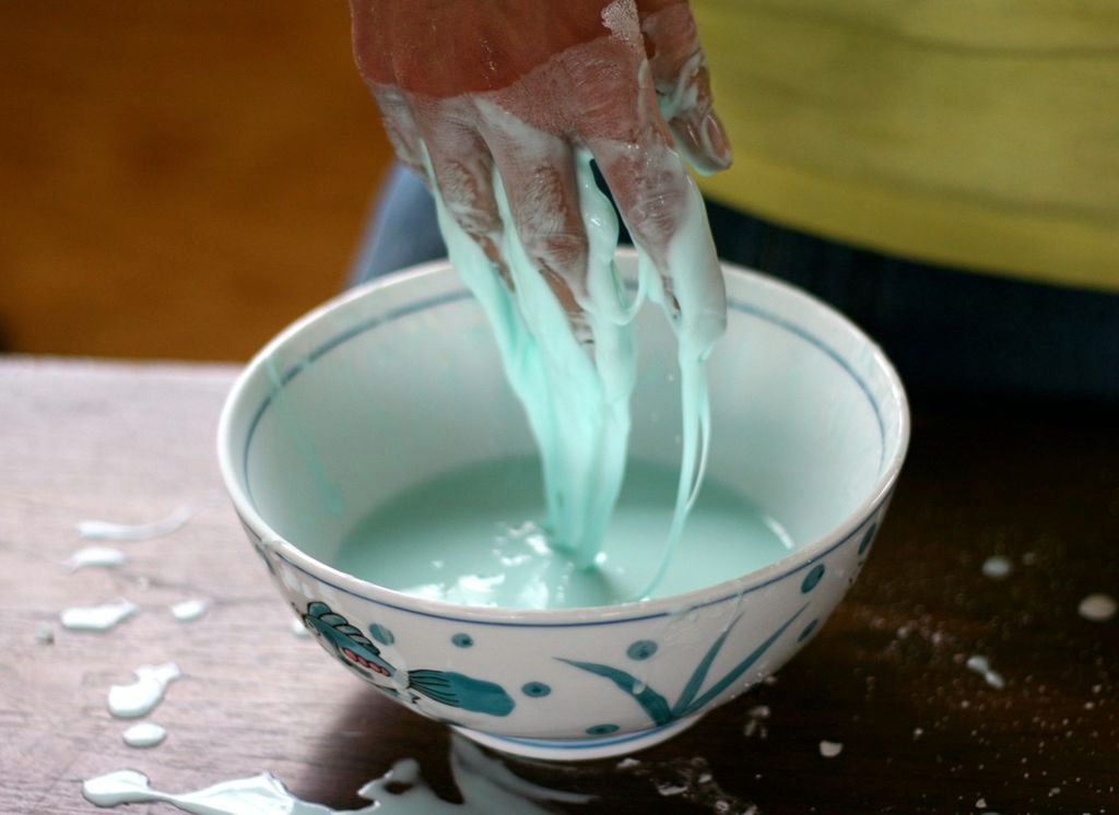Natural, safe homemade slime recipes without Borax: Oobleck by Instructables