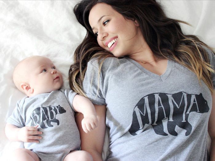 Best adoption gifts: Mama and Baby bear tees at The Oyster's Pearl