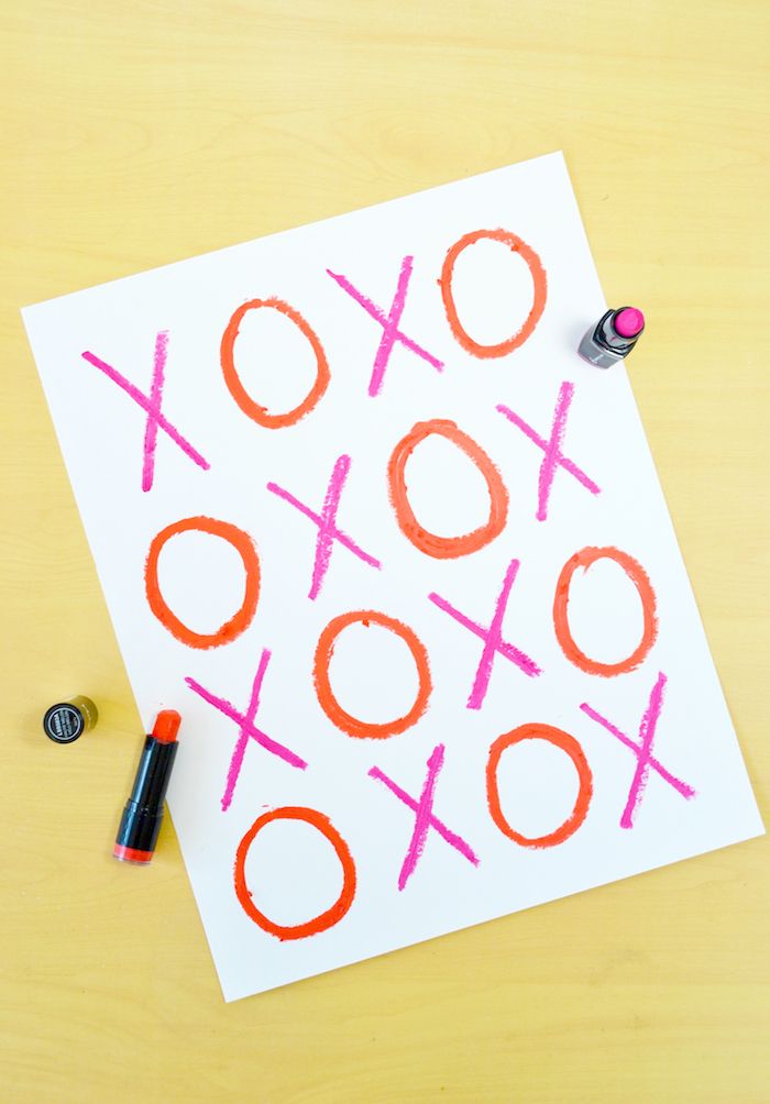 Valentine's gifts kids can make themselves: XOXO Wall art print at Spark and Chemistry