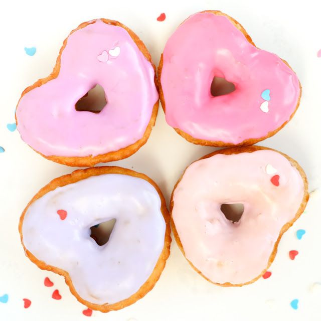 DIY Valentine's gifts kids can make: Heart donuts at A Kailo Chic Life