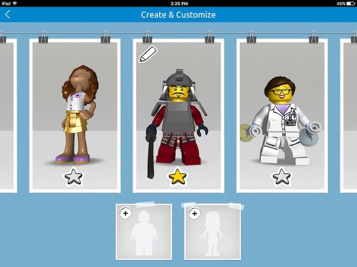 Create a custom avatar for your profile photo in the LEGO Life social media app for kids.