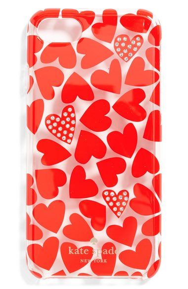 Tech Valentine's Day gifts at Nordstrom: Hearts iPhone 7 case from Kate Spade
