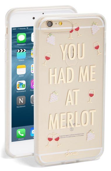 You Had Me at Merlot Sonix iPhone 7 case at Nordstrom: Tech Valentine's day