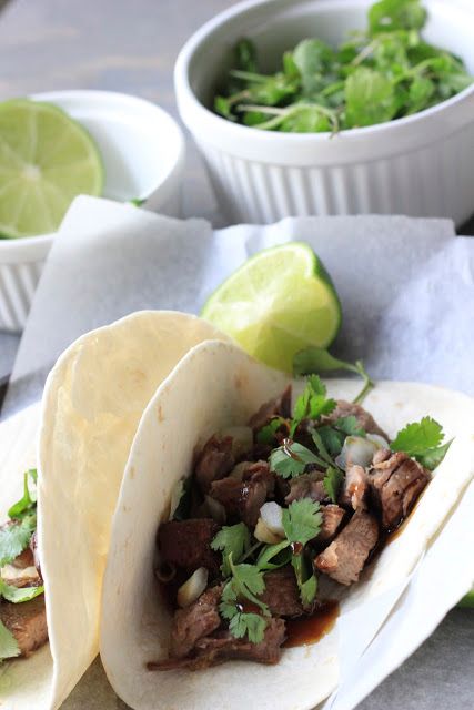 Cool Mom Eats weekly meal plan: Sweet Whiskey Steak Tacos at Southern Souffle 