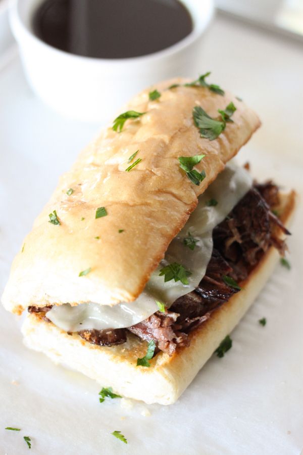 Instant Pot Super Bowl party recipes: Instant Pot French Dip Sandwiches at Number 2 Pencil