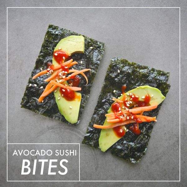 How does a food lover survive the Whole30 diet? Here are our tips, including finding plenty of Whole30 snack recipes like these Avocado Sushi Bites at Shutterbean | Cool Mom Eats