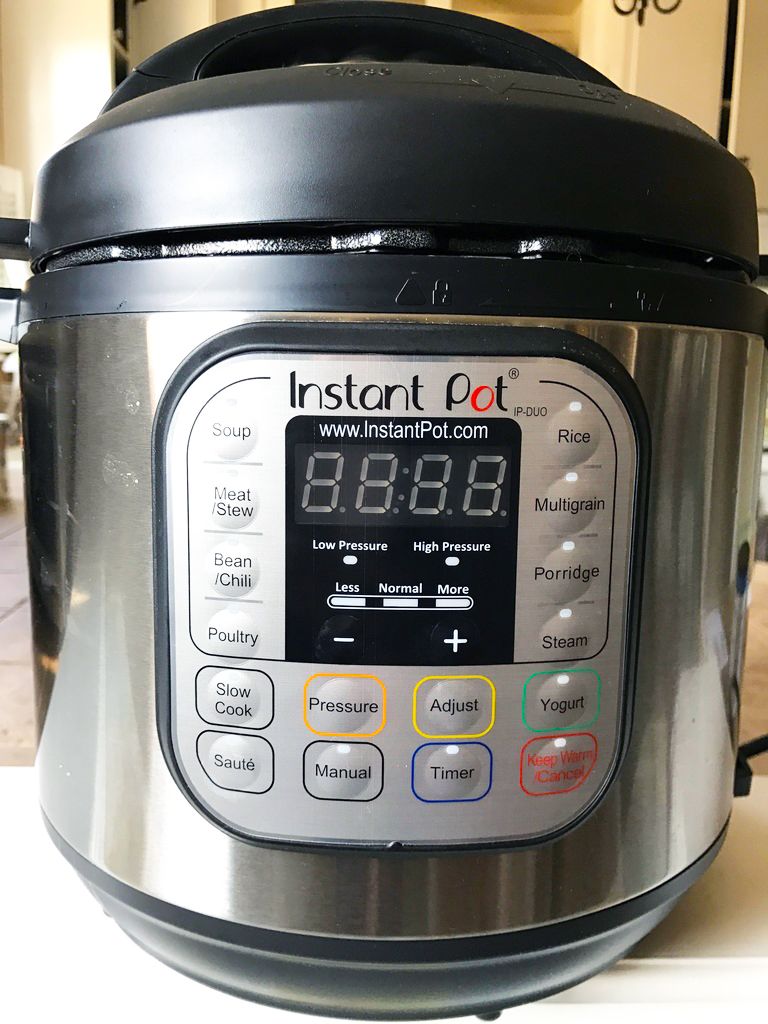 instant pot says auto on rice setting