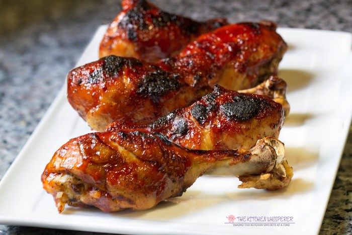 Instant Pot Super Bowl party recipes: Instant Pot BBQ Chicken Drumsticks at The Kitchen Whisperer