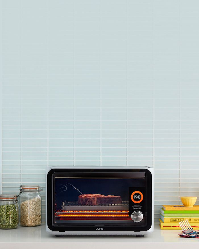 Whoa, you can control the June smart oven from your phone...so, from anywhere. | Cool Mom Eats