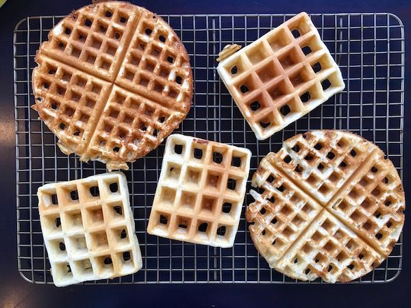 The secret to crispy waffles lies with a hot iron and with this secret ingredient. Check out how to make crispy waffles, including our favorite easy, everyday waffle recipe. | Cool Mom Eats