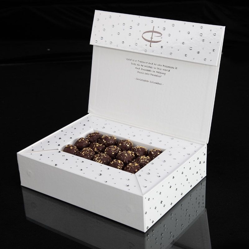 Fancy chocolate boxes for Valentine's Day: The Chocolate Boutique Box.