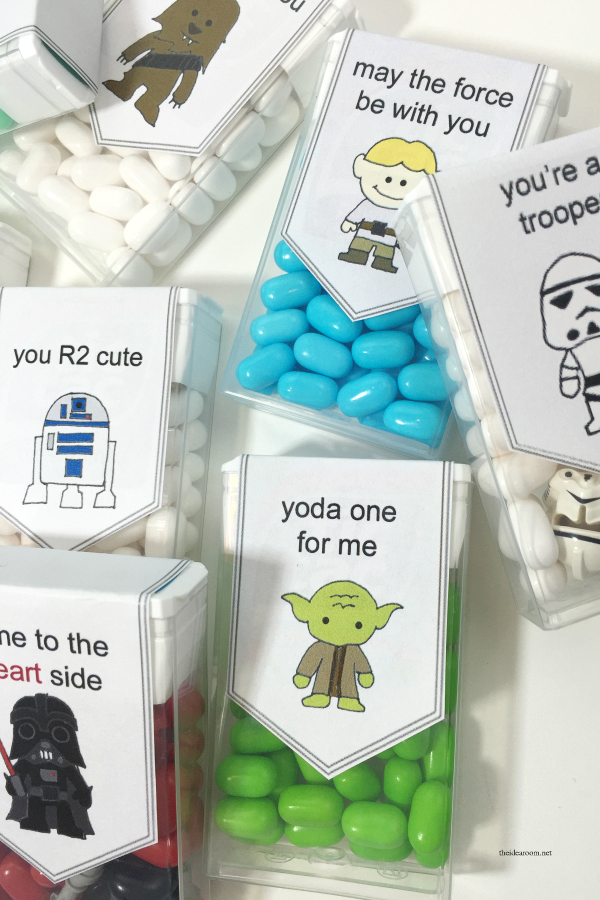 Valentine's Day cards for boys: Star Wars cards by The Idea Room