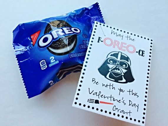 Valentine's Day cards for boys: A sweet (heh) idea by Marci Coombs.