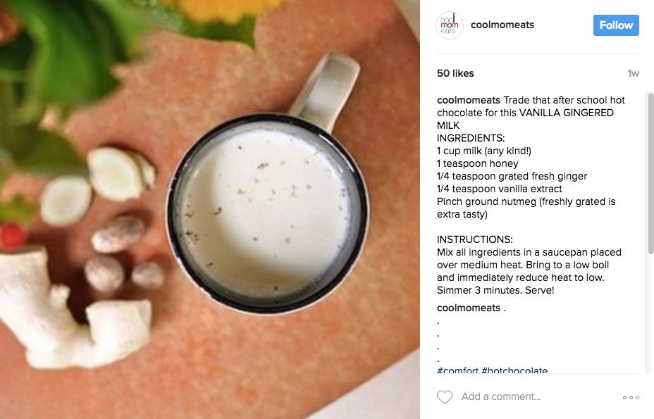 The Cool Mom Eats Instagram account is full of lots of tasty recipes