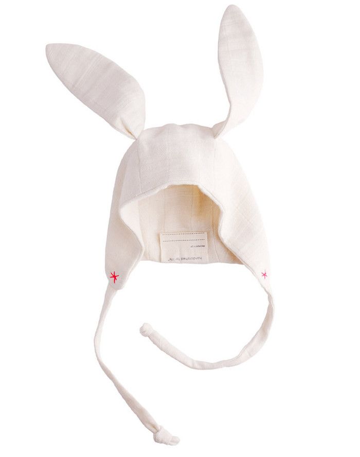 Adorable animal winter hats for babies: Bunny hat by Elliefunday