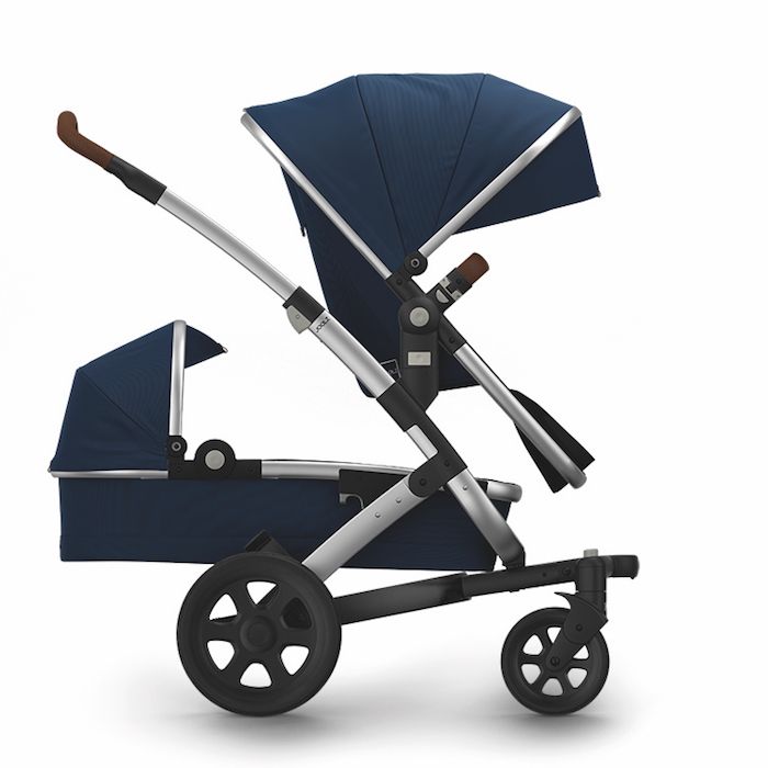 The new Joolz Geo Duo is a gorgeous luxury double stroller that works from infancy to toddlerhood.
