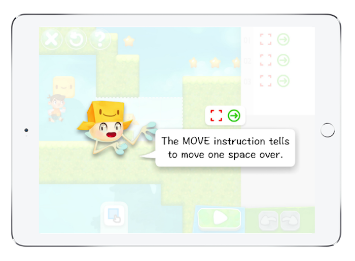 Sprite Box: Code Hour: Step-by-step instructions walk you through coding basics in this fun game for kids.