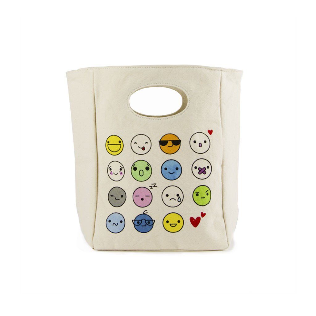 Coolest emoji accessories for back to school | Fluf organic emoji lunchbox