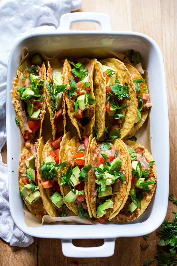 Cool Mom Eats weekly meal plan: Easy Baked Tacos at Feasting at Home