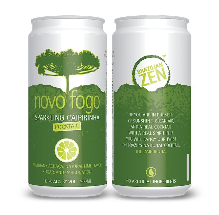 Best canned wines and cocktails taste test at Cool Mom Eats: The sweet Sparkling Caipirinha by Novo Fogo