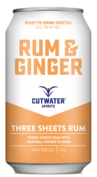 Best canned wines and cocktails taste test at Cool Mom Eats: Cutwater Spirits' Rum & Ginger