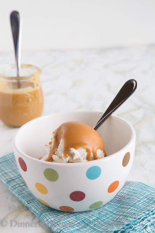 Healthier ice cream toppings: Peanut Butter Magic Shell made with just two ingredients. Genius! | Dinners, Dishes & Dessert
